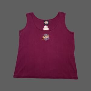 Harley Davidson Nevada Burgundy Ribbed Tank Womens M